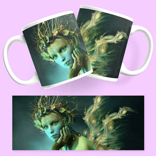 Green Nymph Fairy Mug