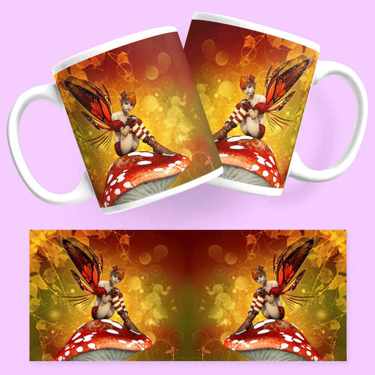 Toadstool Fairy Mug